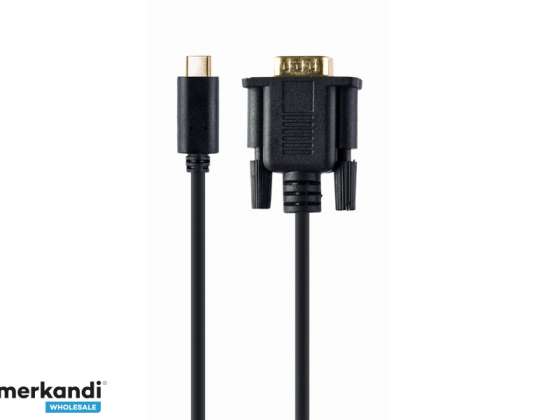 CableXpert N- USB-C to VGA-M adapter 2m b A-CM-VGAM-01