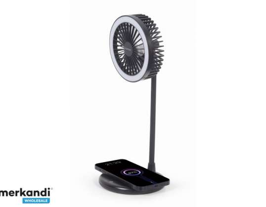 OEM Table Fan with Lamp and Wireless Charger TA WPC10 LEDFAN 01