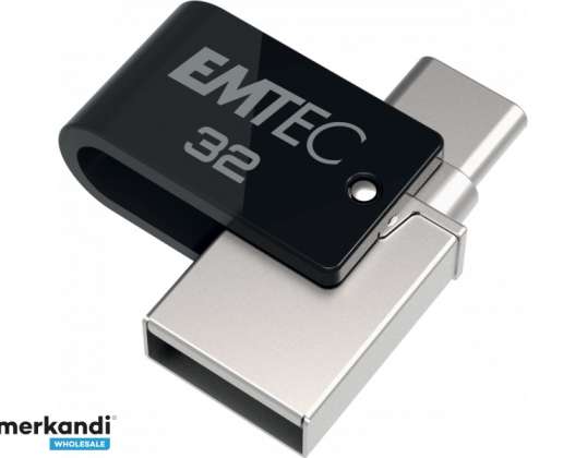 USB FlashDrive 32GB Emtec Mobile &amp; Go Dual USB3.2   USB C T260