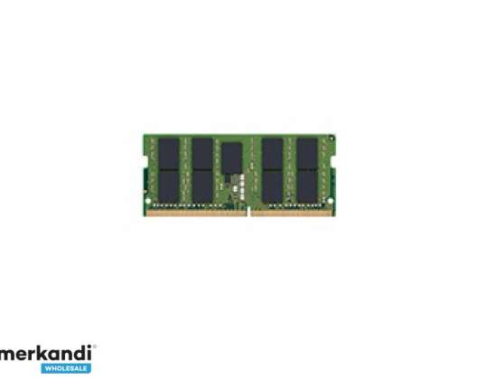 Kingston 32GB DDR4 2666MT/s ECC Arabelleğe Alınmamış SODIMM KSM26SED8/32MF