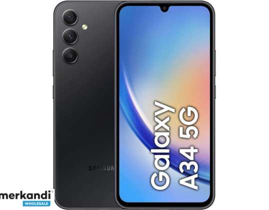 Samsung Galaxy A34 256GB (5G vinge grafiit)