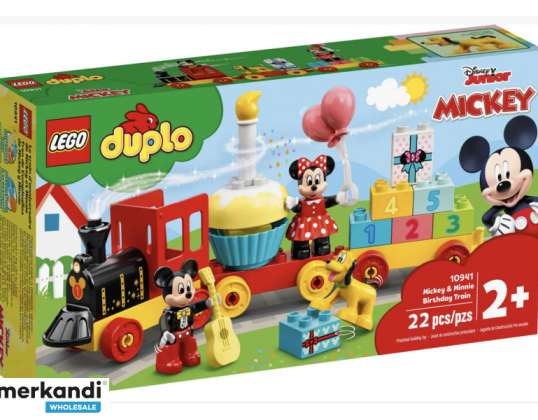 LEGO Duplo — Mikija un Minnijas dzimšanas dienas vilciens (10941)
