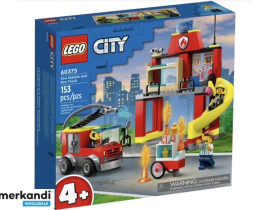 LEGO City - Пожарная станция и пожарная машина (60375)