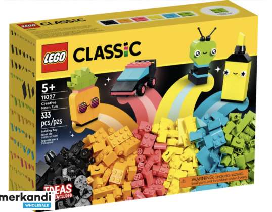 LEGO Classic - Kreativt byggesett i neon (11027)