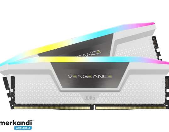 Corsair Vengeance RGB 32GB 2 × 16GB DDR5 DRAM C40 Blanc CMH32GX5M2B5200C40W