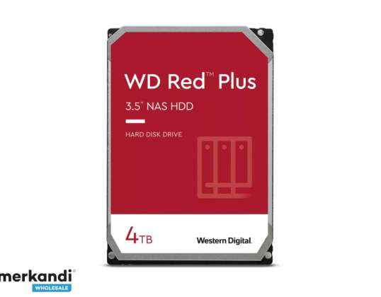 Western Digital Red Plus HDD 4 TB 3,5 WD40EFPX