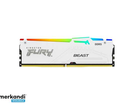 Kingston Fury Beast RGB 64 GB 2x32 GB DDR5 6000MT/sn CL40 XMP KF560C40BWAK2 64
