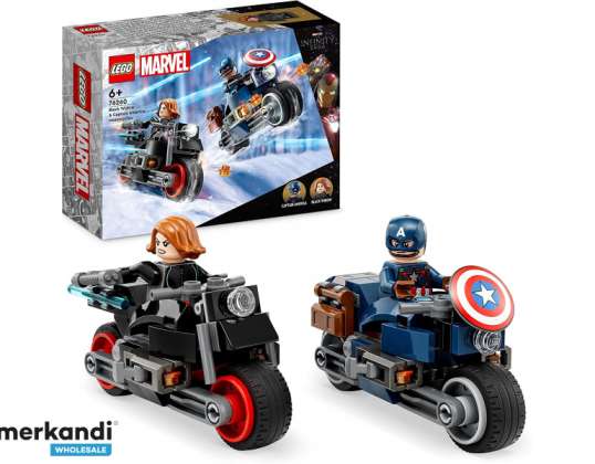 LEGO Super Hero Marvel Vedova Nera e Capitan America 76260