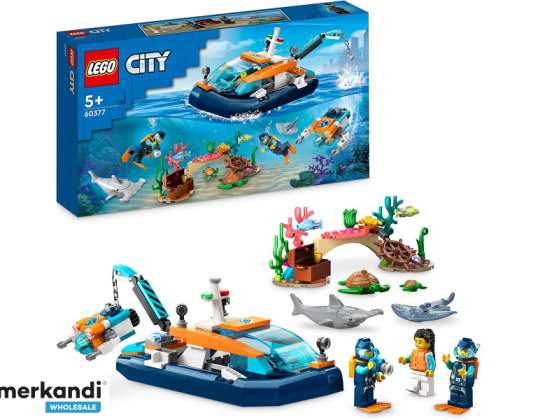 LEGO City Oceanograf Łódź 60377