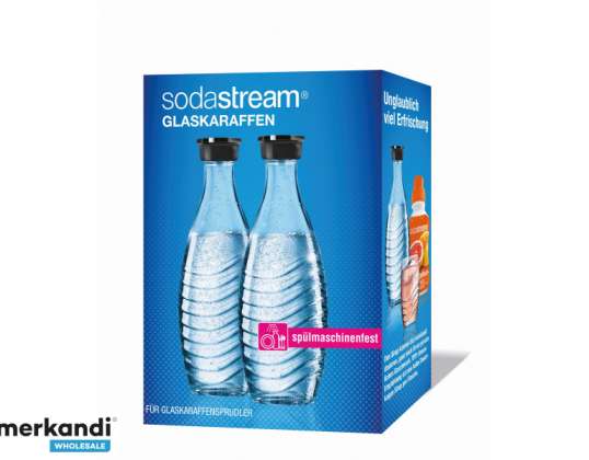 SodaStream glasskaraffel 0.6L 2-pakning 1047200490