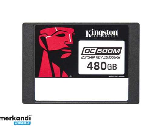 Kingston DC600M 480G à usage mixte 2,5 » Enterprise SATA SSD SEDC600M/480G