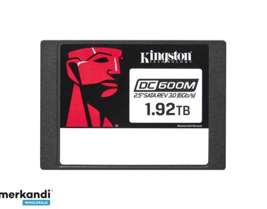 Kingston DC600M 1,92 TB kapacitású 2,5 SATA SSD SEDC600M/1920G