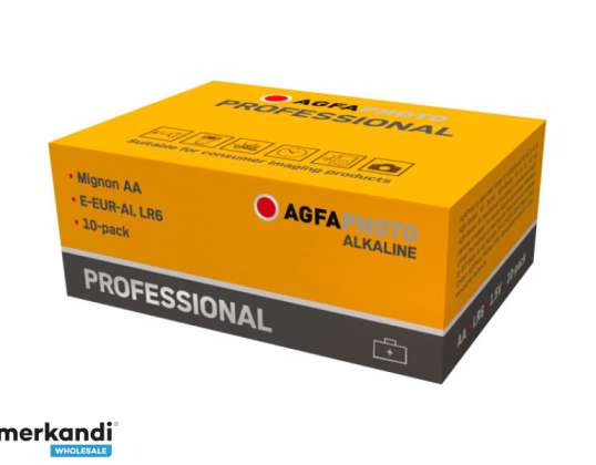AgfaPhoto Professional Micro AAA akumulators Sārma mangāna 1.5V 10 iepakojums