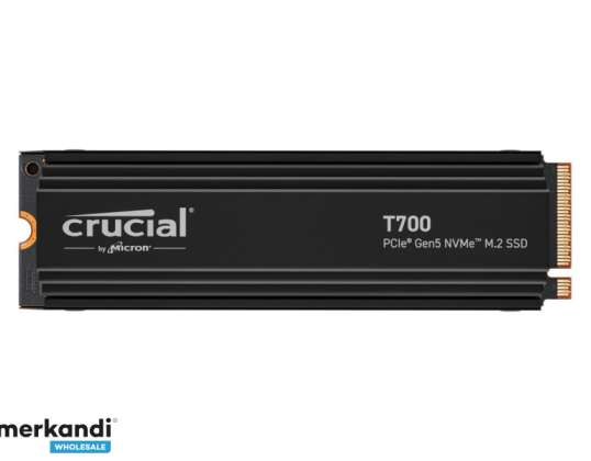 Critical Micron SSD T700 4TB PCIe M.2 NVME Gen5 CT4000T700SSD5