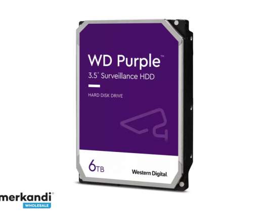 WD Purple HDD 3.5 6TB SATA3 5400 WD64PURZ