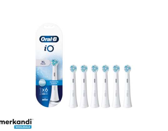 Oral B iO Ultimate Rengøring 6 børster hvid 418108