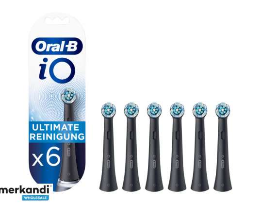 Oral B iO Ultimate čiščenje 6 ščetk črne 418184