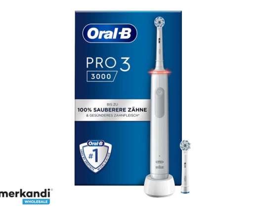 Oral B Pro 3 3000 Escova de dentes elétrica limpa sensível 760918