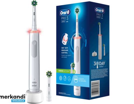 Oral B Pro 3 3000 Cross Action Bianco 760857
