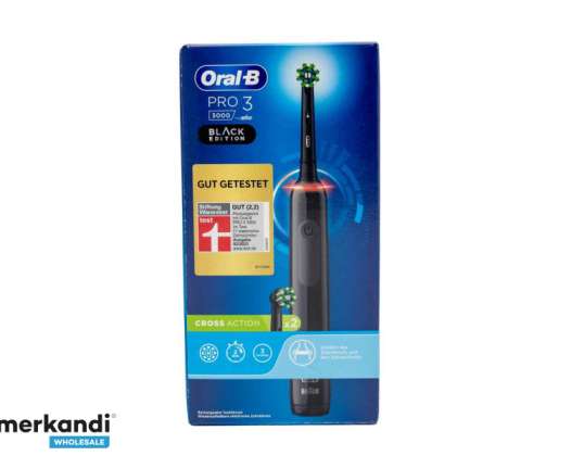 Oral-B Pro 3 3000 Cross Action Svart Edition 759790