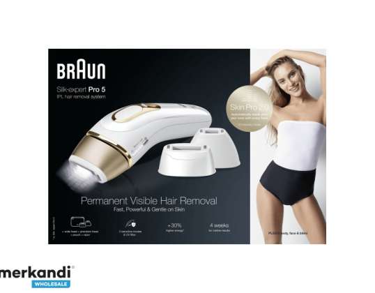 Braun Silk expert Pro 5 zlatý/biely PL5243