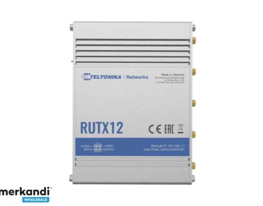 Teltonika Wi Fi 5 Dual Band Ethernet ports 4G maršrutētājs RUTX12
