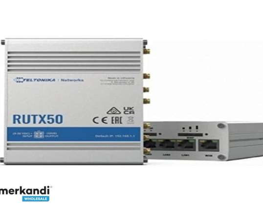 Teltonika RUTX50 5G usmjerivač usmjerivača Wi-Fi RUTX50000000