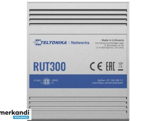 Teltonika Ethernet WAN Fast Ethernet metāliskā RUT300000000