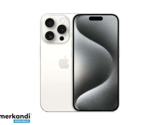 Apple iPhone 15 PRO 128GB Титан бял MTUW3ZD / A