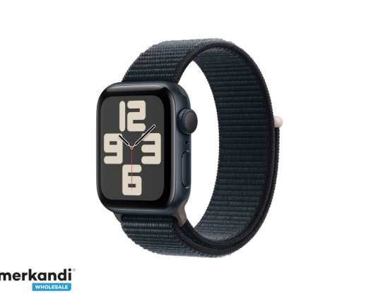 Apple Watch SE-legering. 40mm GPS Midnight Sport Band Midnight Loop MRE03QF/A