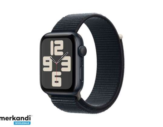 Apple Watch SE Alaşımı. 44mm GPS Gece Yarısı Spor Bandı Gece Yarısı Döngüsü MREA3QF/A