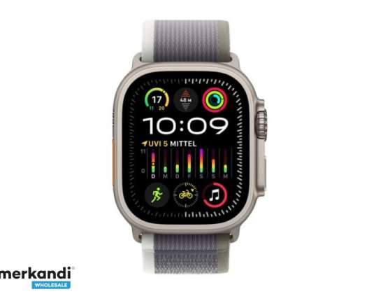 Apple Watch Ultra2 Titanium 49mm mobilna zanka GPS zelena/siva S/M MRF33FD/A