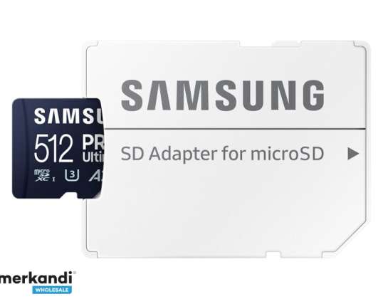Samsung Pro Ultimate 512GB microSD kártya MB MY512SA/WW SD adapterrel