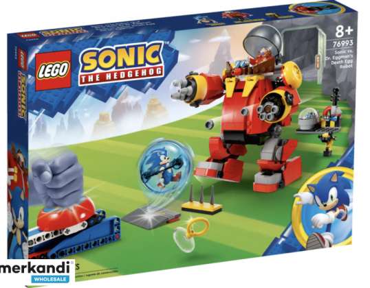 Pindsvinet LEGO Sonic mod Dr. Eggmans dødsægrobot 76993