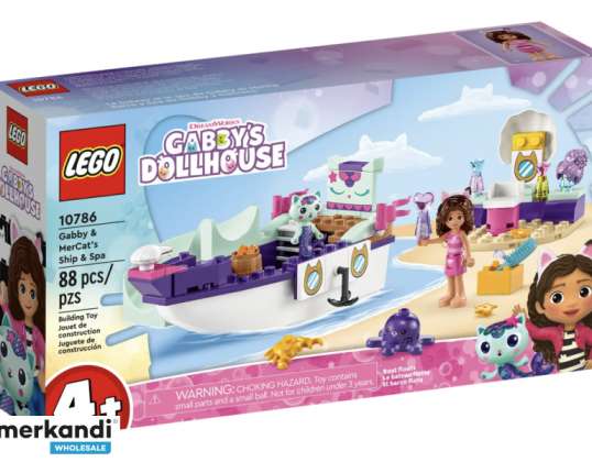 LEGO Gabbys Dollhouse   Gabbys und Meerkätzchens Schiff und Spa  10786