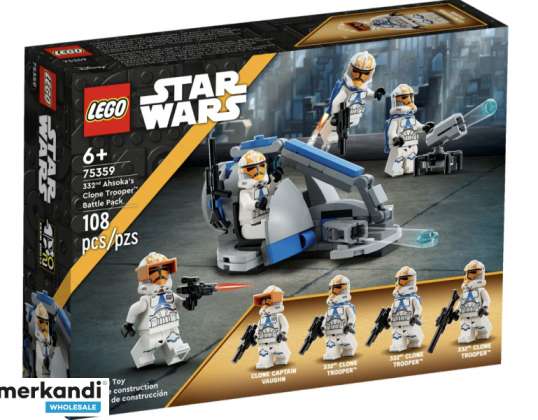 LEGO Star Wars Ahsoka a její klonovaný voják – bitevní balíček 332. roty 75359