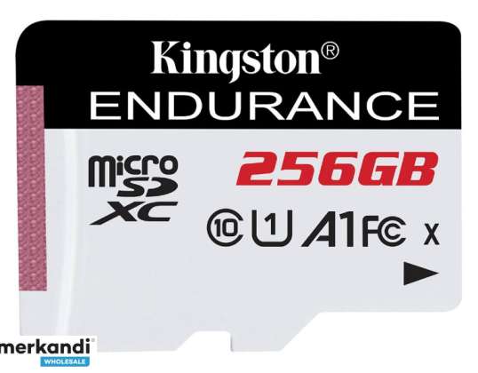 Carte mémoire flash Kingston High Endurance 256 Go microSDXC SDCE/256 Go