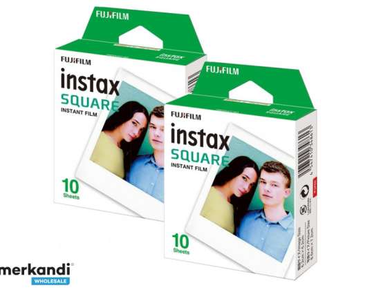 Fujifilm instax Square Instant Film 2x 10stk fotopapir 16576520
