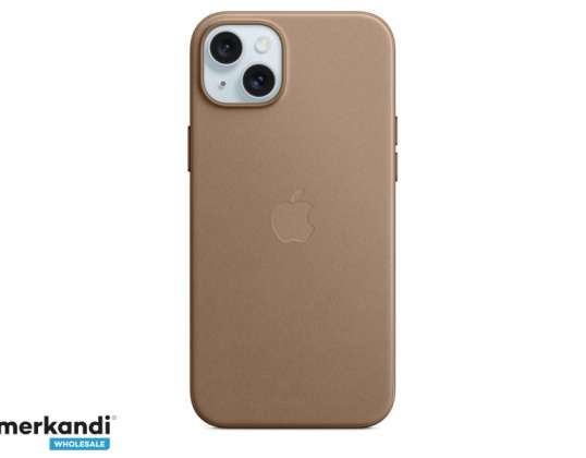 Чехол Apple iPhone 15 Plus FineWoven с серо-коричневым покрытием MagSafe MT473ZM/A