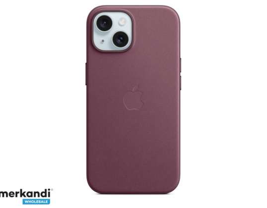 Apple iPhone 15 finvevd veske med MagSafe Mulberry MT3E3ZM/A