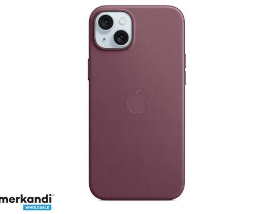 Apple iPhone 15 Plus finvevd veske med MagSafe Mulberry MT4A3ZM/A