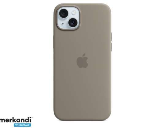 Apple iPhone 15 Plus силиконов калъф с MagSafe глина MT133ZM/A
