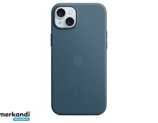 Coque Apple iPhone 15 Plus FineWoven avec MagSafe Pacific Blue MT4D3ZM/A