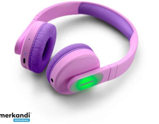 Philips Wireless On Ear Headphones Pink TAK4206PK/00