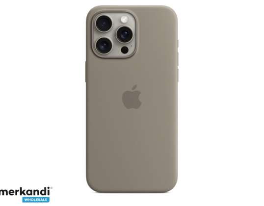 Capa de silicone Apple iPhone 15 Pro Max com argila MagSafe MT1Q3ZM/A