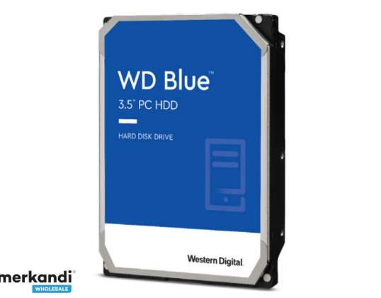 Vakarų skaitmeninė mėlyna HDD 3.5 4TB 5400RPM WD40EZAX