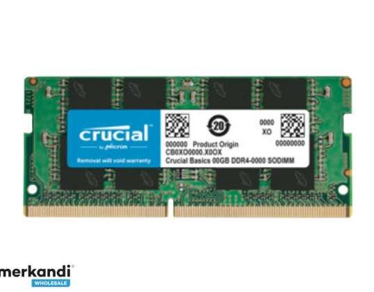 Crucial 4GB DDR4 RAM SO DIMM PC2666 BASIC CL19 CB4GS2666