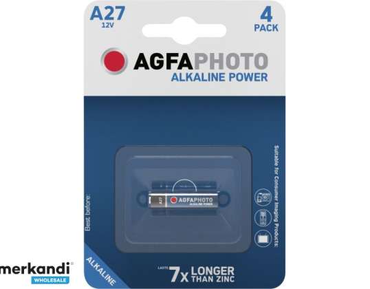 AGFAPHOTO Battery Power Alkaline LR27 V27A A27 1 Pack