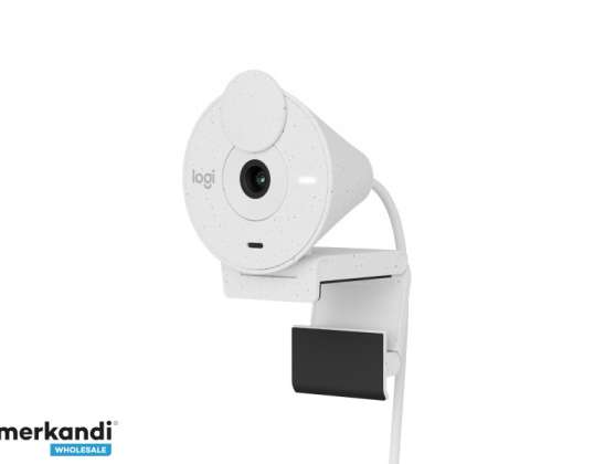 Logitech Brio 300 Full HD webkamera kikapcsolva, fehér 960 001442
