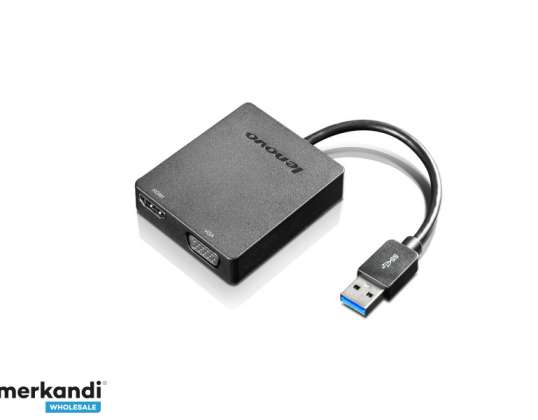 Lenovo USB 3.0 til VGA/HDMI universaladapter 4X90H20061